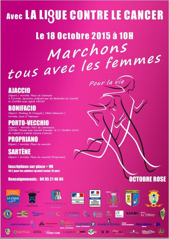 Octobre Rose : le 30/10, Marchons tous avec les femmes pour la vie