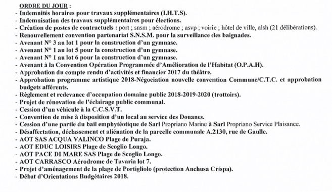 Réunion du conseil municipal du 9 mars 2018 Réunion du conseil municipal du 9 mars 2018