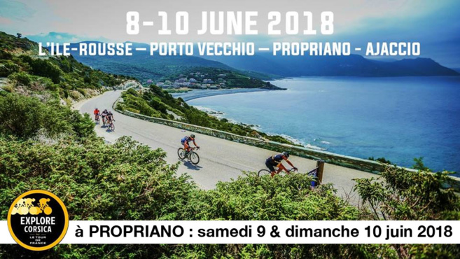 La cyclostportive EXPLORE CORSICA 2018 à Propriano 