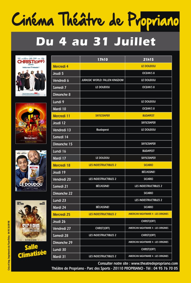 Cinéma > à l'affiche en Juillet  Cinéma > à l'affiche en Juillet