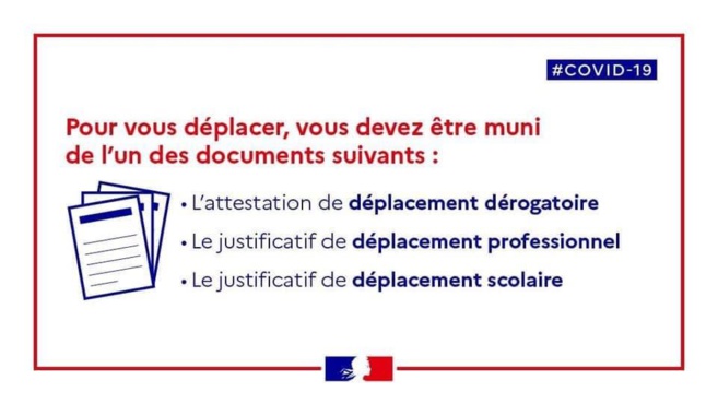 Confinement : les attestations Confinement : les attestations