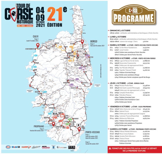 Propriano, ville étape #4 du Tour de Corse Historique 2021