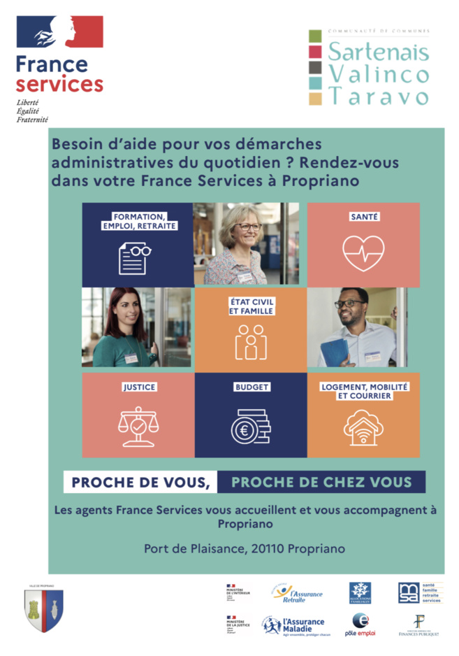 Ouverture d'une France Services à Propriano