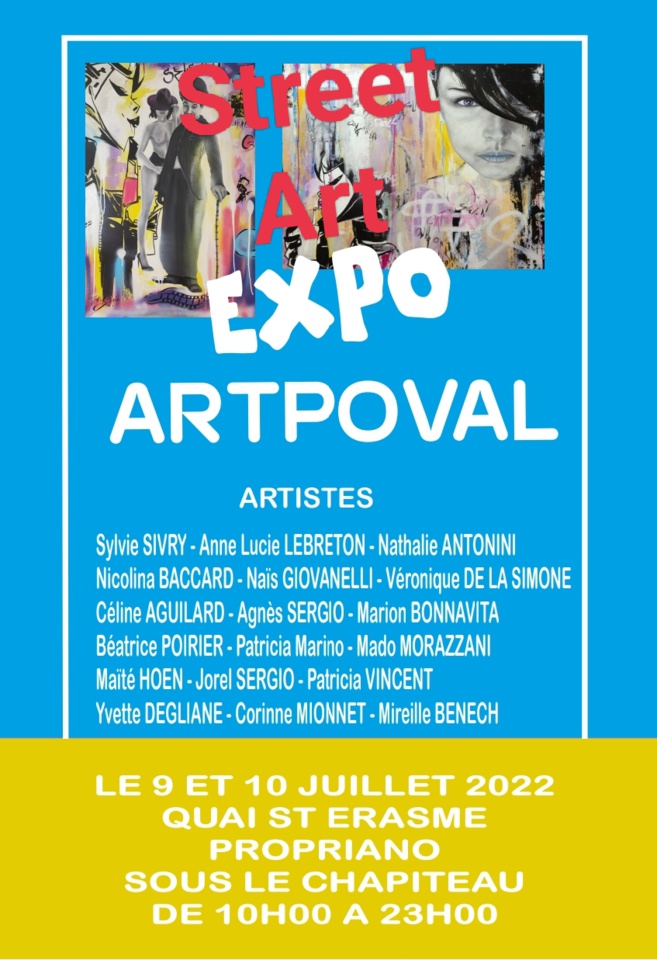 Exposition ARTPOVAL sur le quai St Erasme Exposition ARTPOVAL sur le quai St Erasme
