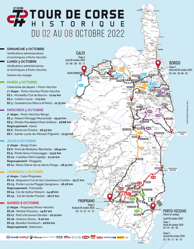 Propriano, ville étape #4 du Tour de Corse Historique 2022