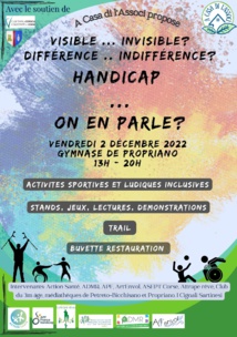 Le handicap... on en parle ? Le handicap... on en parle ?