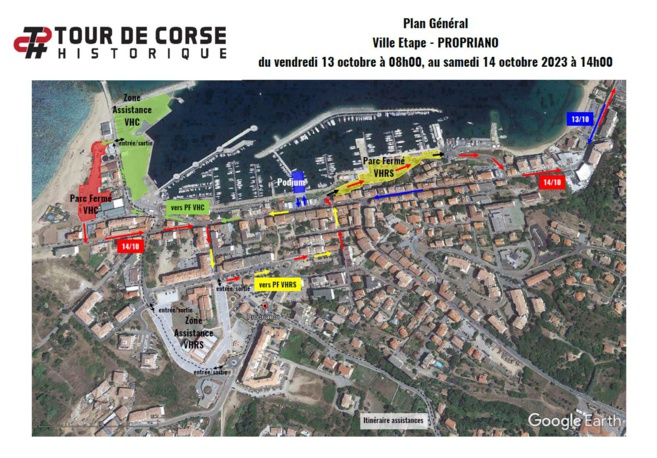 [Info Circulation ] Propriano, ville étape du Tour de Corse Historique