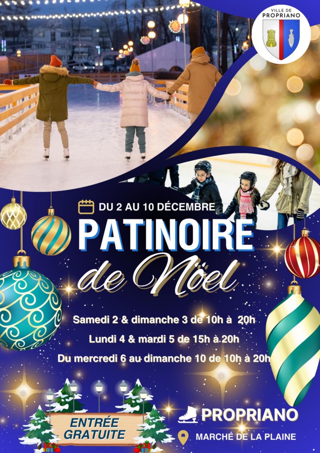 Patinoire & marché de Noël