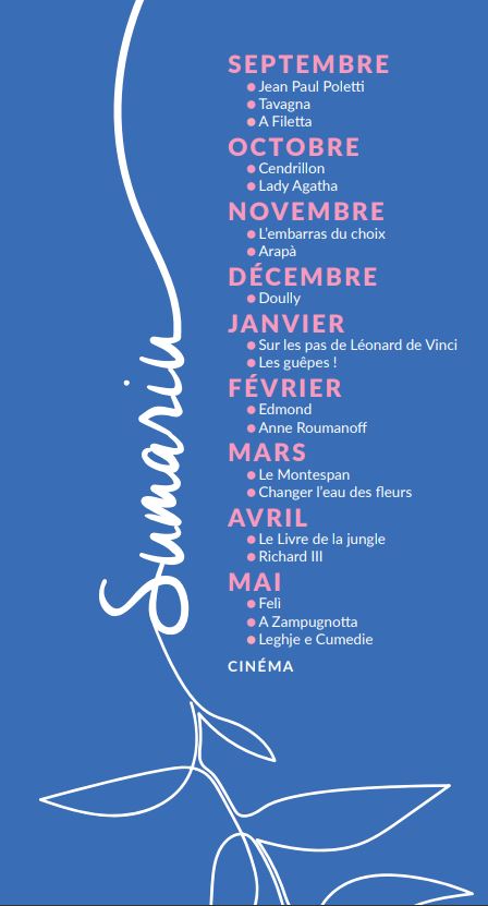 Saison culturelle 2023-2024 Saison culturelle 2023-2024
