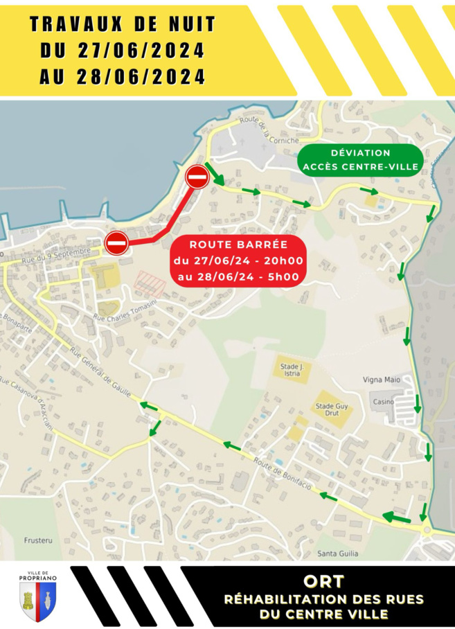 Travaux : plan de circulation Travaux : plan de circulation