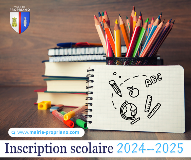 Inscription scolaire 2024-2025 Inscription scolaire 2024-2025