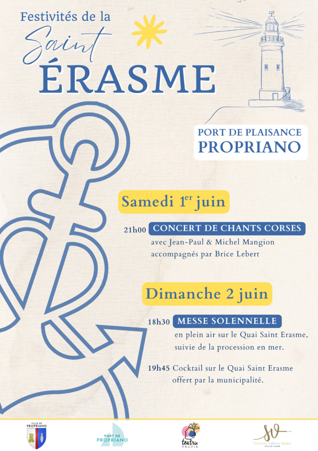 Saint Érasme : Fête des pêcheurs de Propriano Saint Érasme : Fête des pêcheurs de Propriano