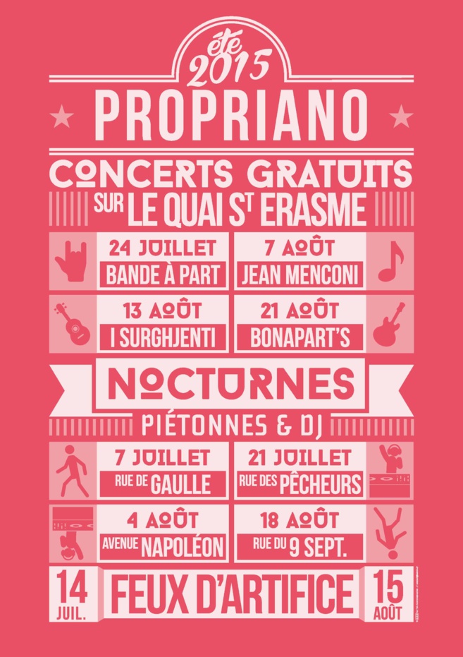 Animations estivales 2015 Animations estivales 2015