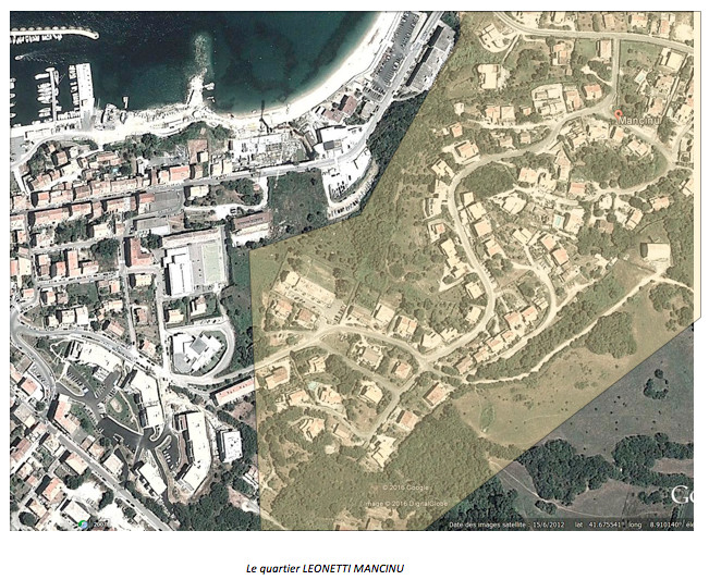 Projet de Réfection des voiries et des espaces communs des quartiers Leonetti et Mancinu Projet de Réfection des voiries et des espaces communs des quartiers Leonetti et Mancinu