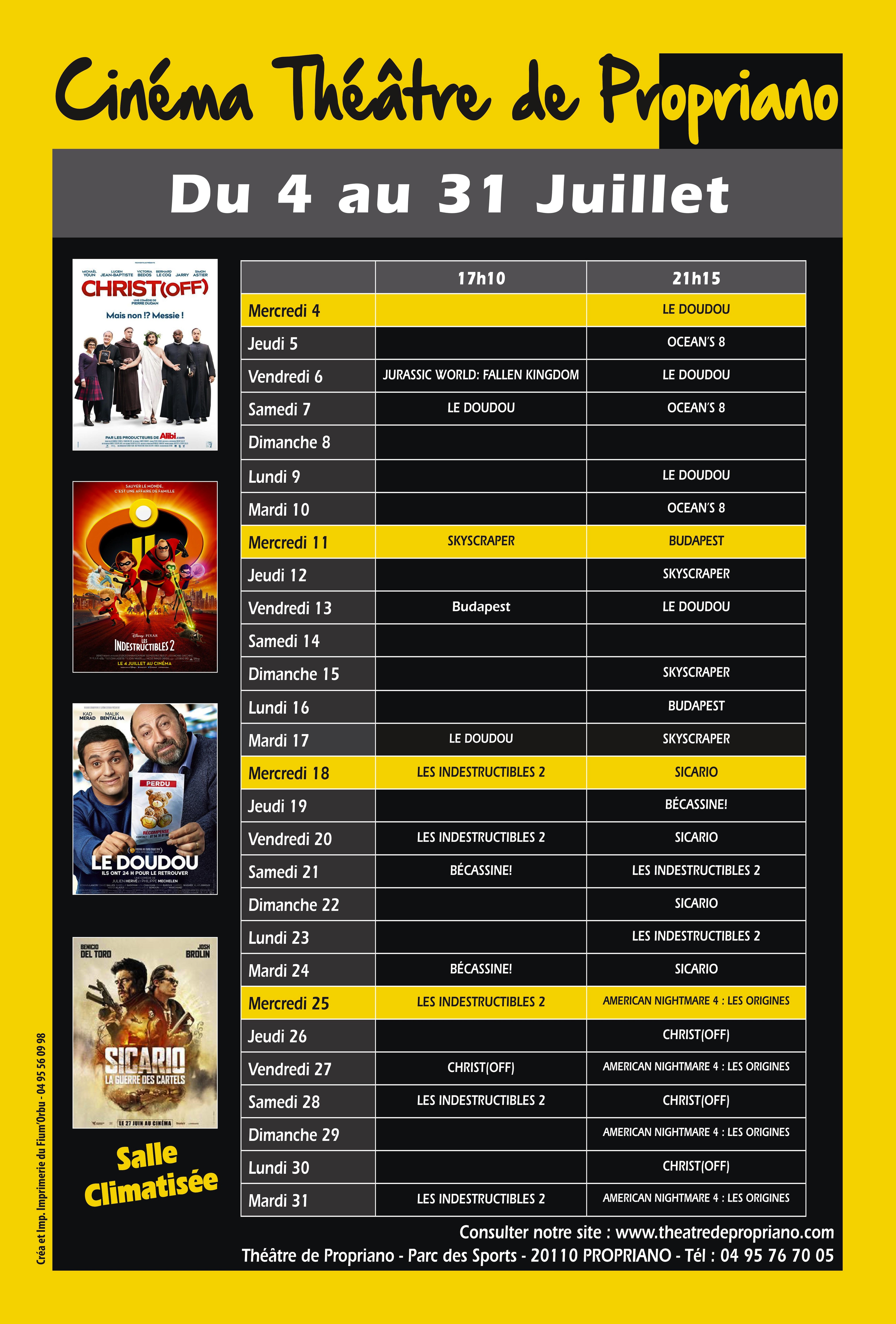 Cinéma > à l'affiche en Juillet  Cinéma > à l'affiche en Juillet