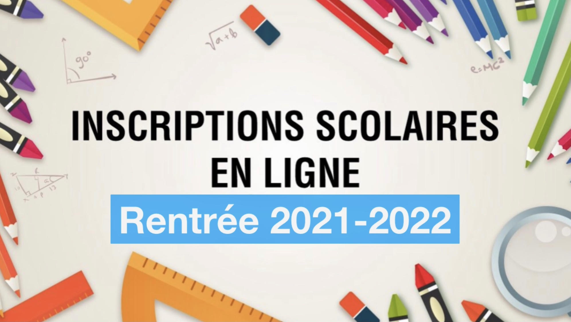 Inscription scolaire 2021-2022  Inscription scolaire 2021-2022