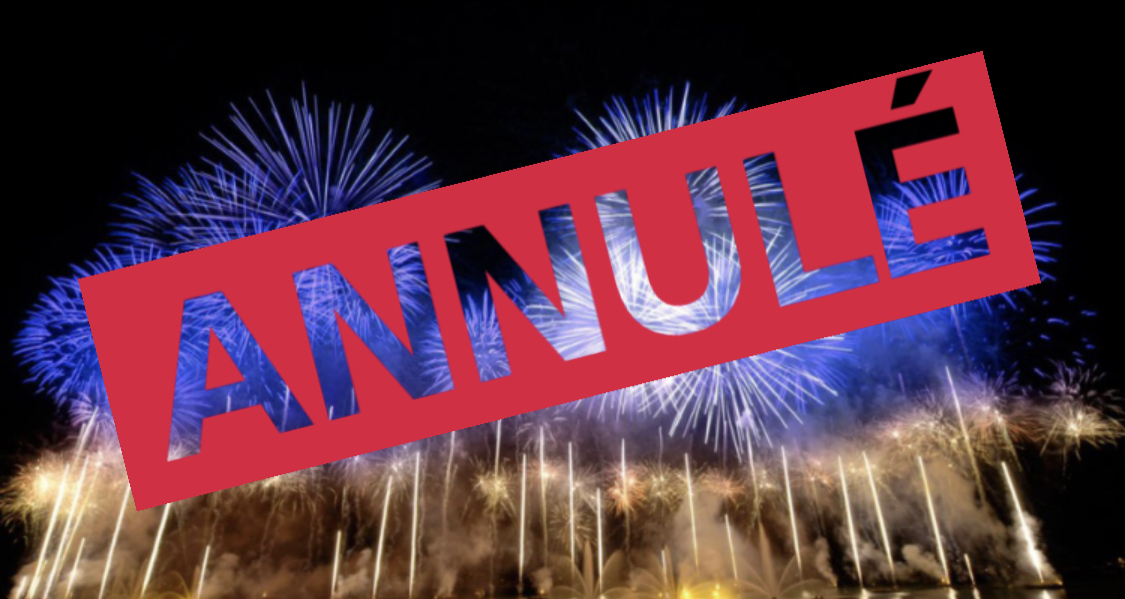 Annulation du feu d’artifice du 15 août