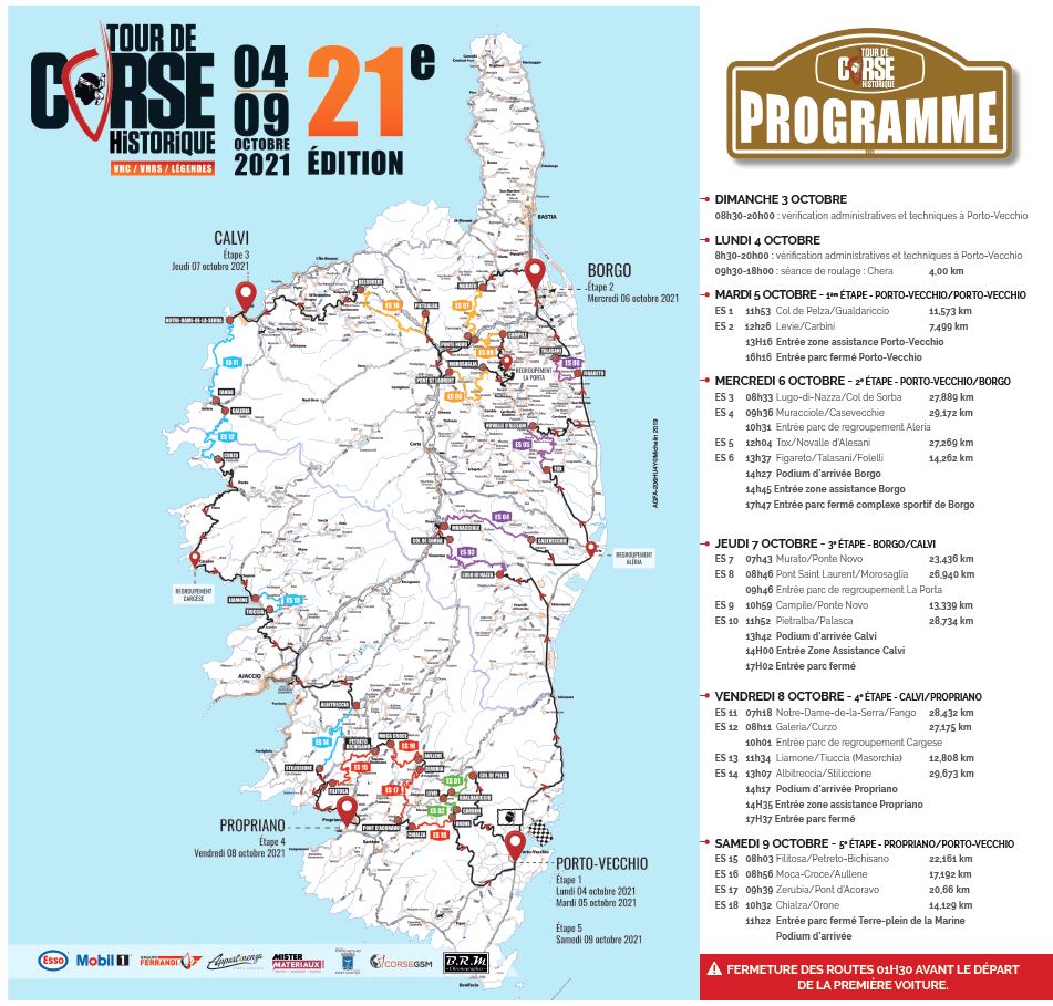 etape tour de corse historique 2021