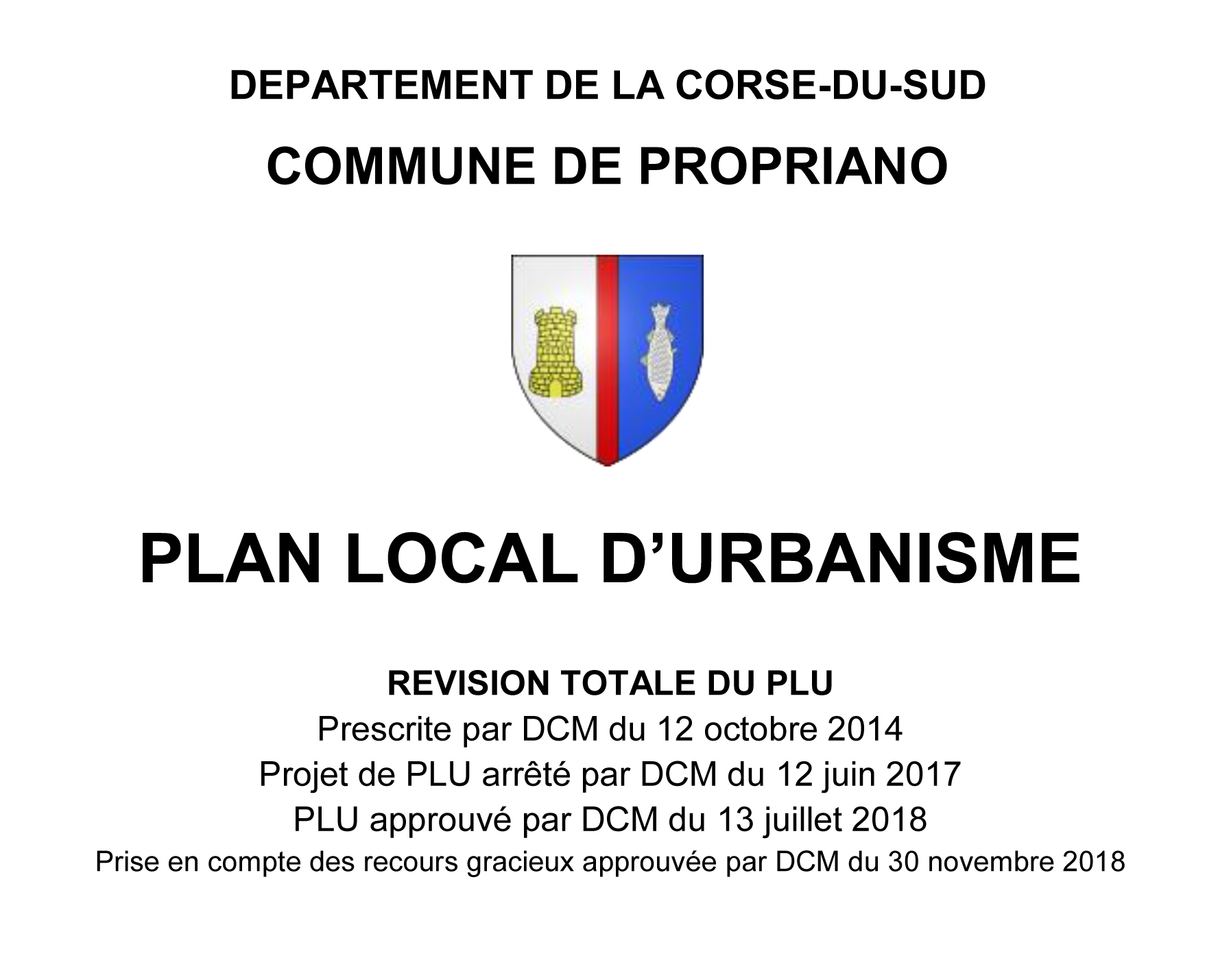 La révision du PLU (Plan Local d'Urbanisme)