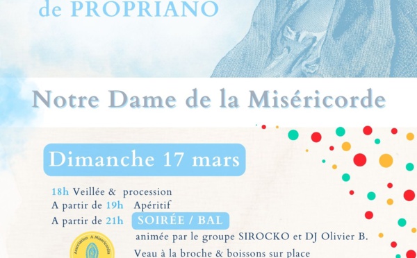 Fête patronale Notre Dame de la Miséricorde