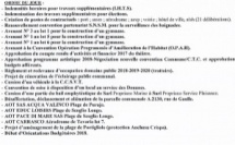 Réunion du conseil municipal du 9 mars 2018