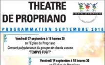 Septembre : Concerts en l'église de Propriano