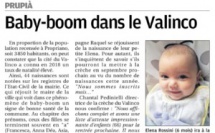 Baby-boom dans le Valinco