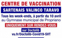 Covid-19 : Ouverture du centre de vaccination Sartenais Valinco Taravo à Propriano