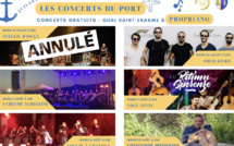 Les concerts du Port : soirée du 19 juillet annulée 