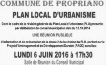 Révision du PLU - phase 2 : Réunion publique